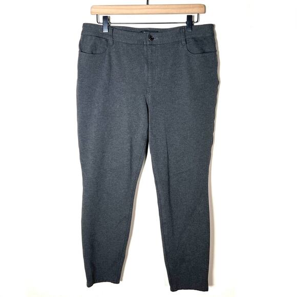 Talbots dark gray skinny leg casual pants size 12 petite 12P B93 - Picture 1 of 4